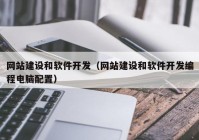網站建設和軟件開發(fā)（網站建設和軟件開發(fā)編程電腦配置）